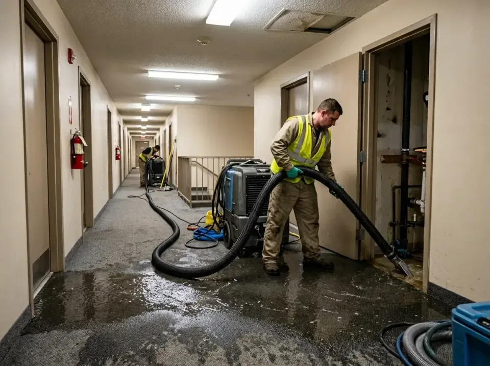 multi-unit-apartment-hallway-f-005 — frequently asked questions, Emergency Burst Pipe Water Extraction & Removal in Macon, MO